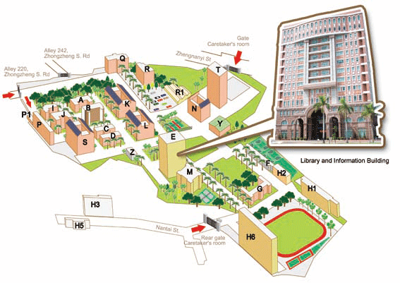 CINC location map and building appearance picture